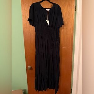Black Wrap Dress